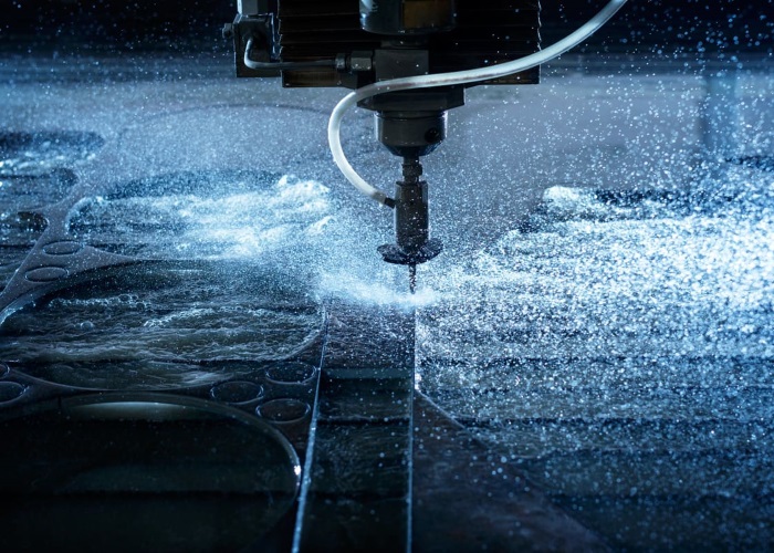 Máquina industrial de corte por chorro de agua CNC